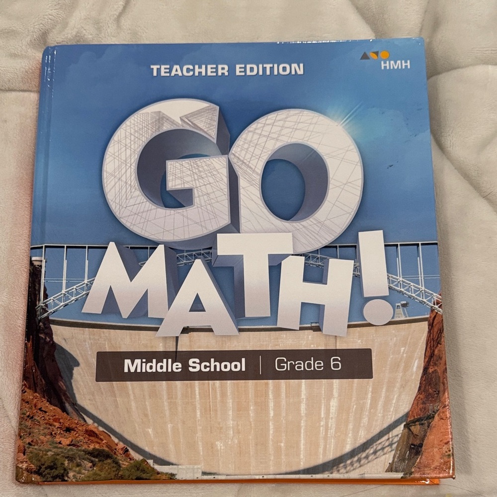H&M Go Math! Teacher Edition Book - Blue and Orange
